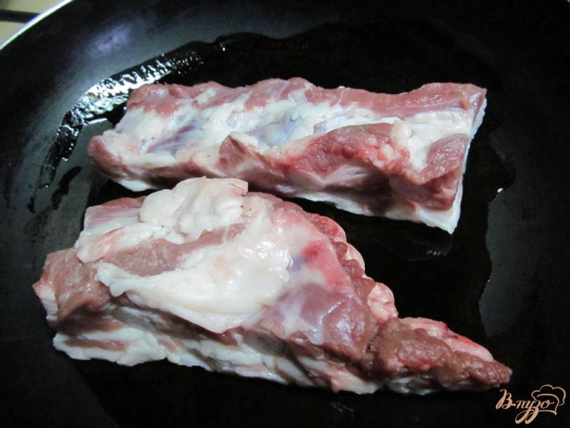 Фото приготовление рецепта: Свиные ребра с мандарином шаг №1