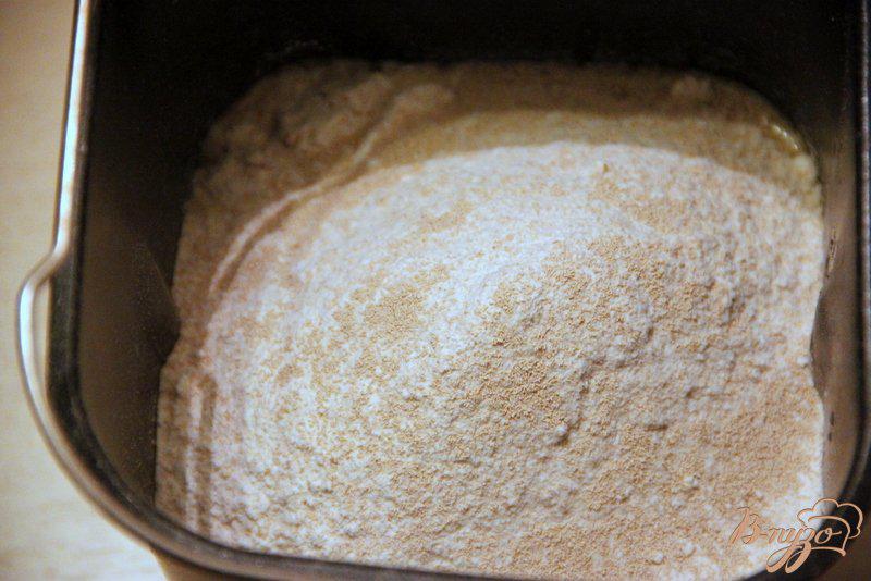 Фото приготовление рецепта: Пшенично- цельнозерновой хлеб шаг №3