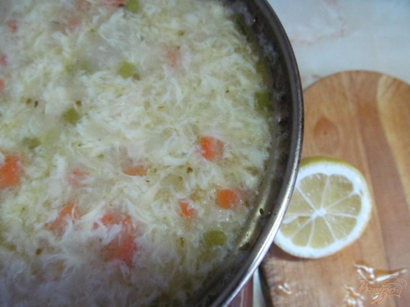 Фото приготовление рецепта: Рисово-лимонный суп шаг №8