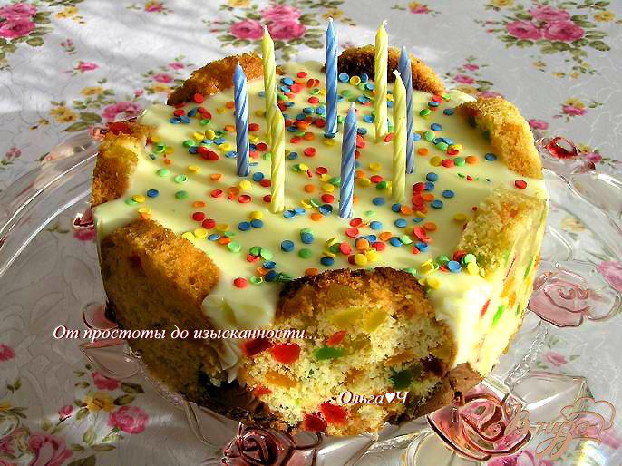 Фото приготовление рецепта: Торт из пасхальных кексов шаг №10