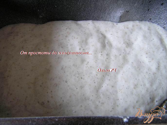 Фото приготовление рецепта: Диетический хлеб с отрубями на кислом молоке шаг №3