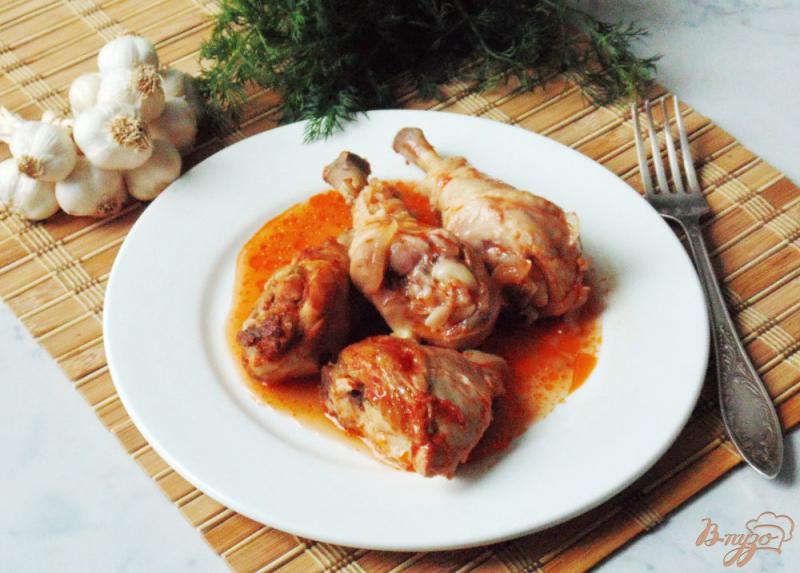 Фото приготовление рецепта: Курица в банке с томатным соусом шаг №5
