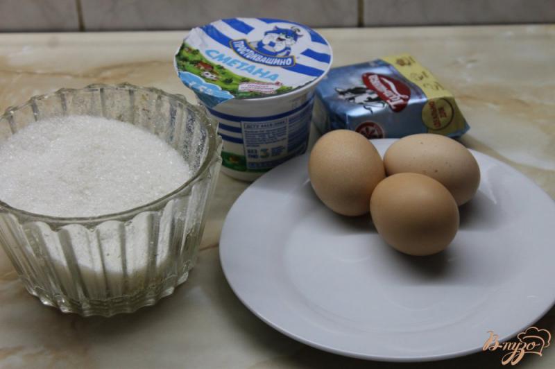Фото приготовление рецепта: Ванильные кексы с шоколадной глазурью шаг №1