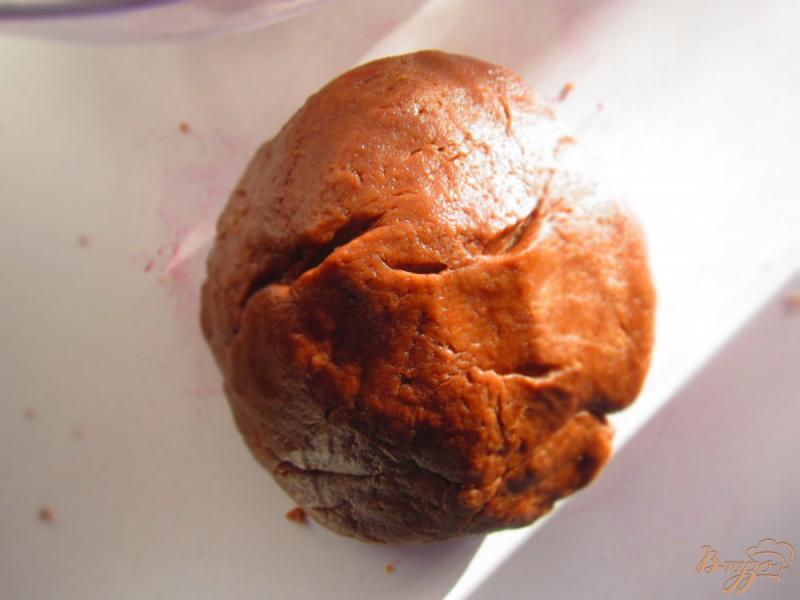 Фото приготовление рецепта: Шоколадное печенье на сыворотке шаг №4