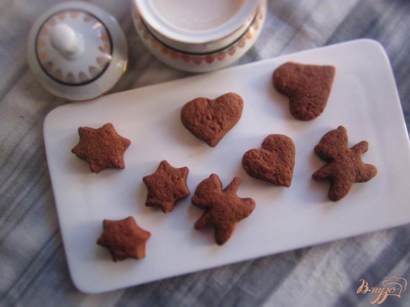 Фото приготовление рецепта: Шоколадное печенье на сыворотке шаг №7