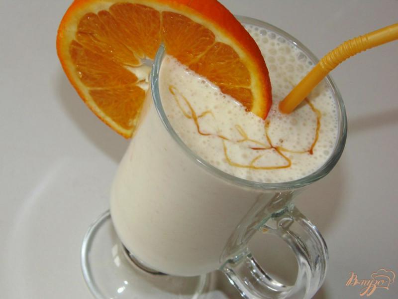 Фото приготовление рецепта: Творожно-апельсиновый десерт с овсяными хлопьями шаг №8