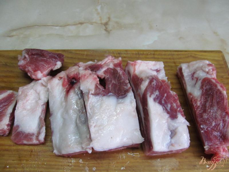 Фото приготовление рецепта: Свиные ребра на водке шаг №1