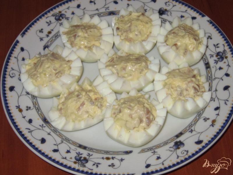 Фото приготовление рецепта: Яйца закусочные шаг №6