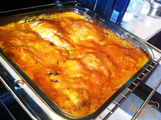 Фото приготовление рецепта: Куриные бедра в остро-сладком маринаде шаг №5