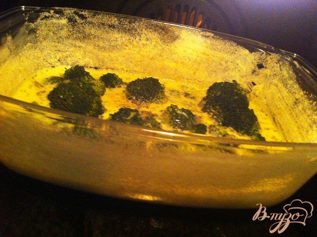 Фото приготовление рецепта: Омлет из брокколи шаг №7