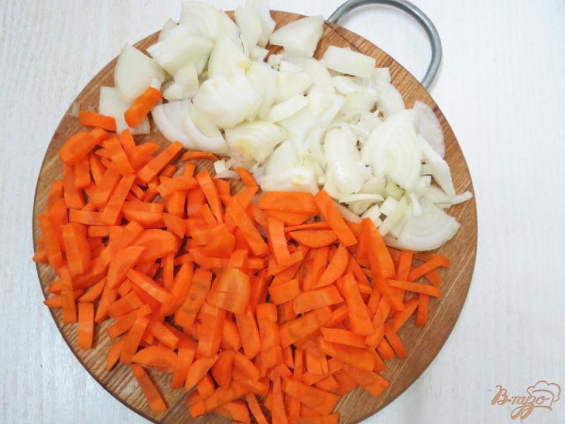 Фото приготовление рецепта: Говядина с овощами в соусе шаг №3