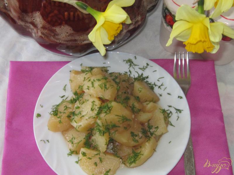 Фото приготовление рецепта: Картошка ароматная в горшочке шаг №6