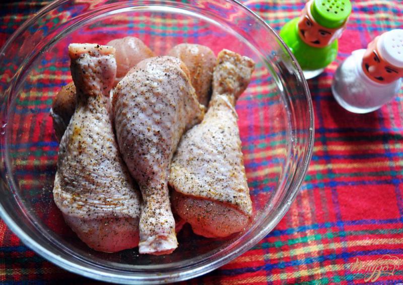 Фото приготовление рецепта: Куриные голени запеченные в медово - томатном соусе шаг №1