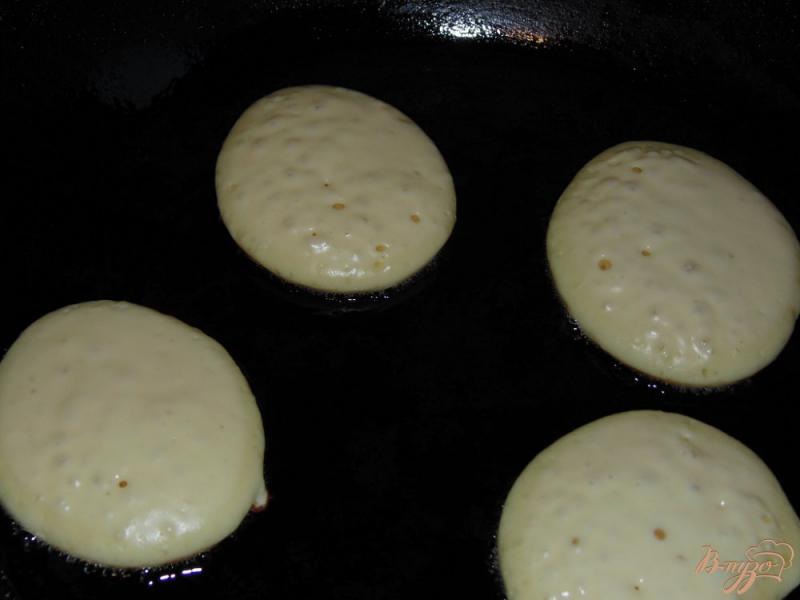 Фото приготовление рецепта: Оладушки на домашнем йогурте шаг №3