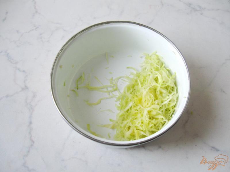 Фото приготовление рецепта: Салат из капусты, яблок и апельсина шаг №1
