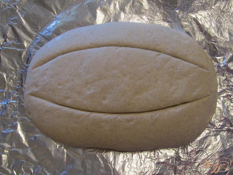 Фото приготовление рецепта: Домашний серый хлеб на закваске шаг №11