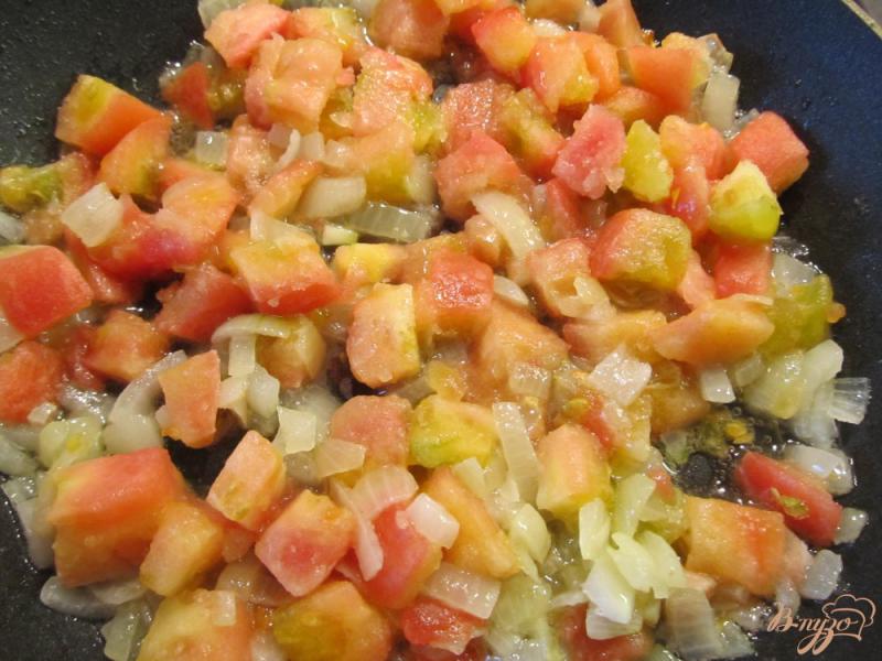 Фото приготовление рецепта: Паста с овощами и сыром шаг №3