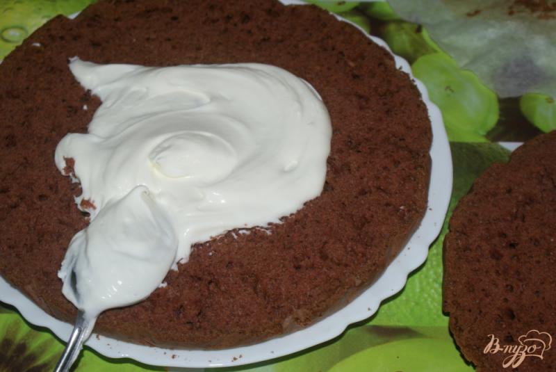 Фото приготовление рецепта: Шоколадный торт на майонезе шаг №6
