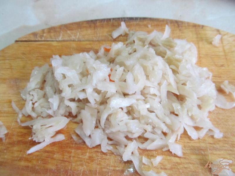 Фото приготовление рецепта: Суп-пюре из тыквы и квашенной капусты шаг №3