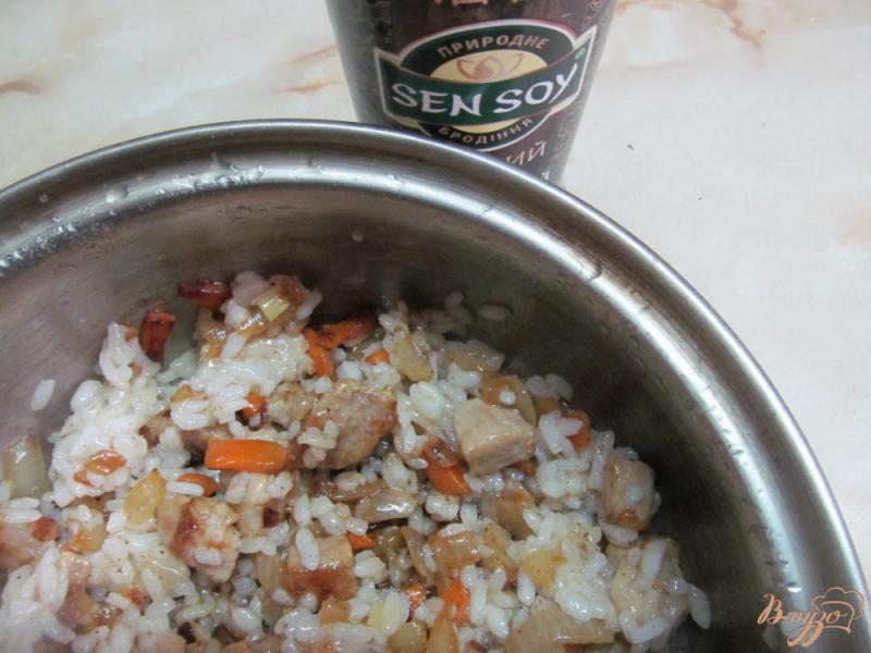 Фото приготовление рецепта: Фаршированная тыква рисом и мясом шаг №2