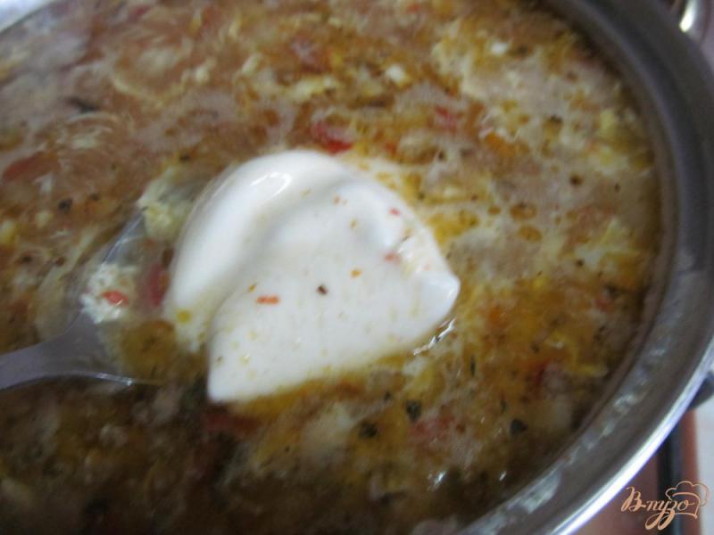Фото приготовление рецепта: Суп со щавелем шаг №10