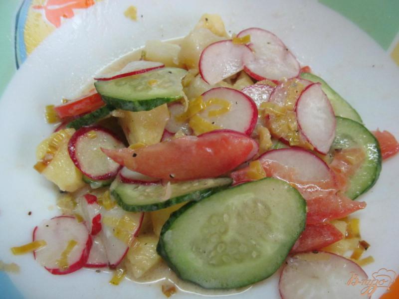 Фото приготовление рецепта: Салат овощной шаг №6
