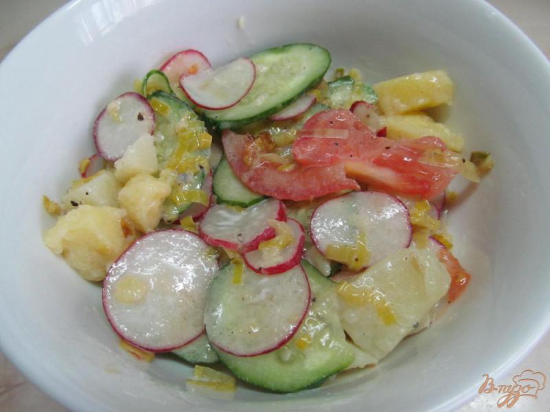 Фото приготовление рецепта: Салат овощной шаг №7