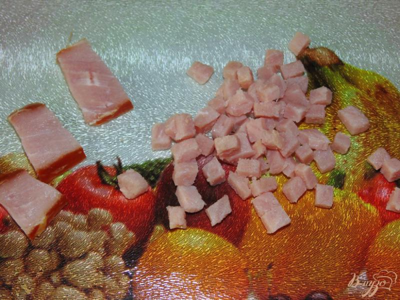 Фото приготовление рецепта: Картофельный салат со свиным балыком шаг №4