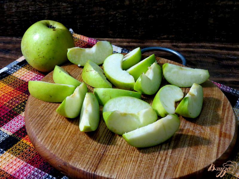 Фото приготовление рецепта: Шашлык из куриного филе с яблоками шаг №4