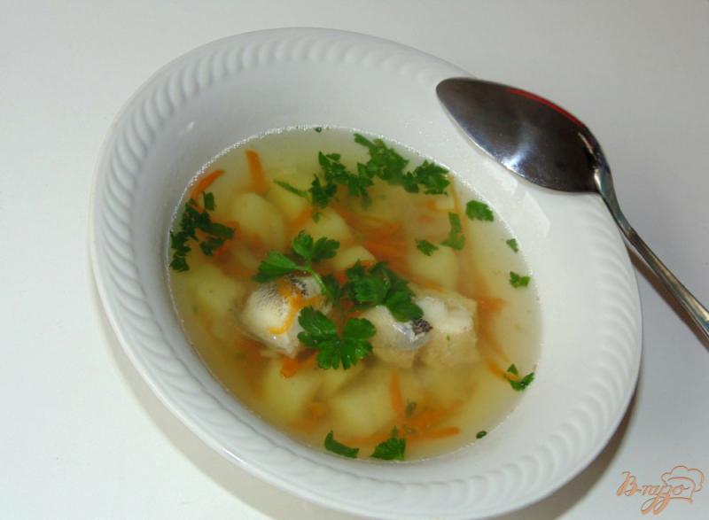 Фото приготовление рецепта: Рыбный суп из нототении шаг №6