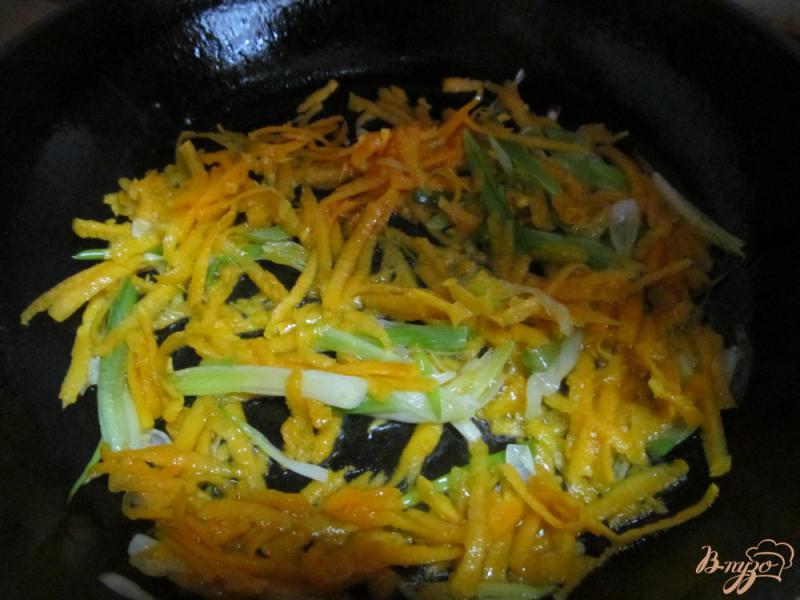 Фото приготовление рецепта: Салат из тыквы и мяса шаг №3