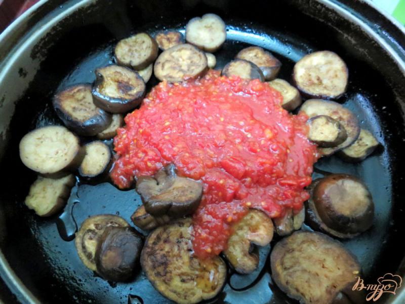 Фото приготовление рецепта: Икра из баклажанов с грибами шаг №8