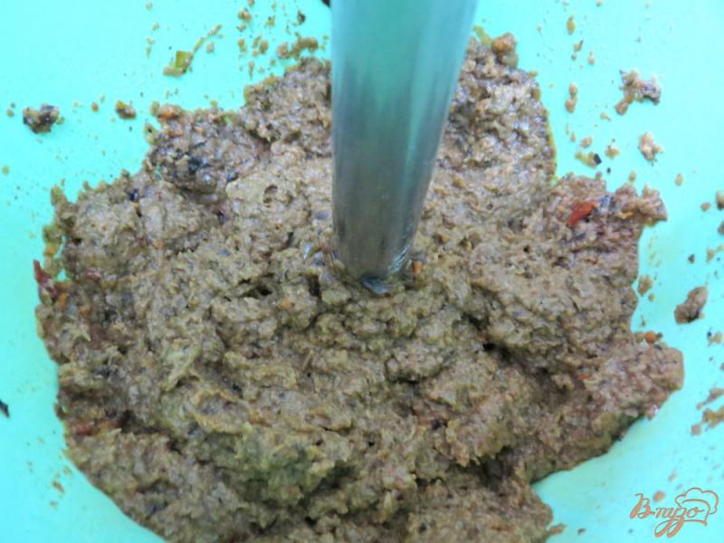Фото приготовление рецепта: Икра из баклажанов с грибами шаг №10
