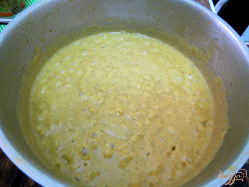 Фото приготовление рецепта: Суп пюре с кукурузой и шампиньонами шаг №10