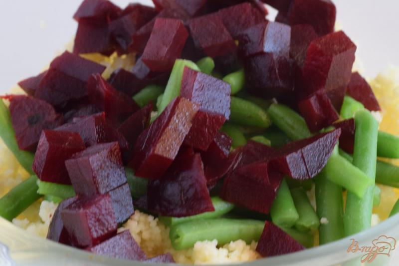 Фото приготовление рецепта: Салат с овощами и кус-кусом шаг №2