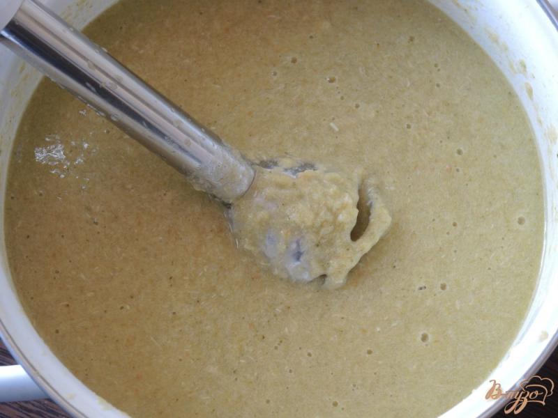 Фото приготовление рецепта: Суп-пюре из индейки и овощей в мультиварке шаг №5