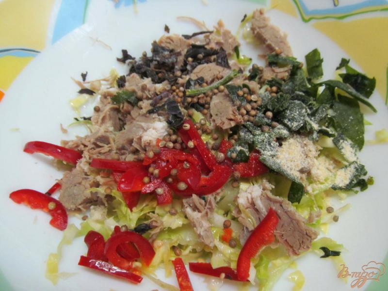 Фото приготовление рецепта: Салат из овощей с говядиной шаг №3