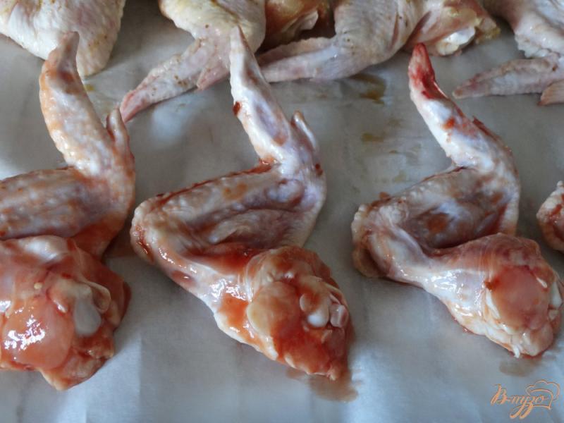 Фото приготовление рецепта: Куриные крылышки в остром томатном маринаде шаг №4