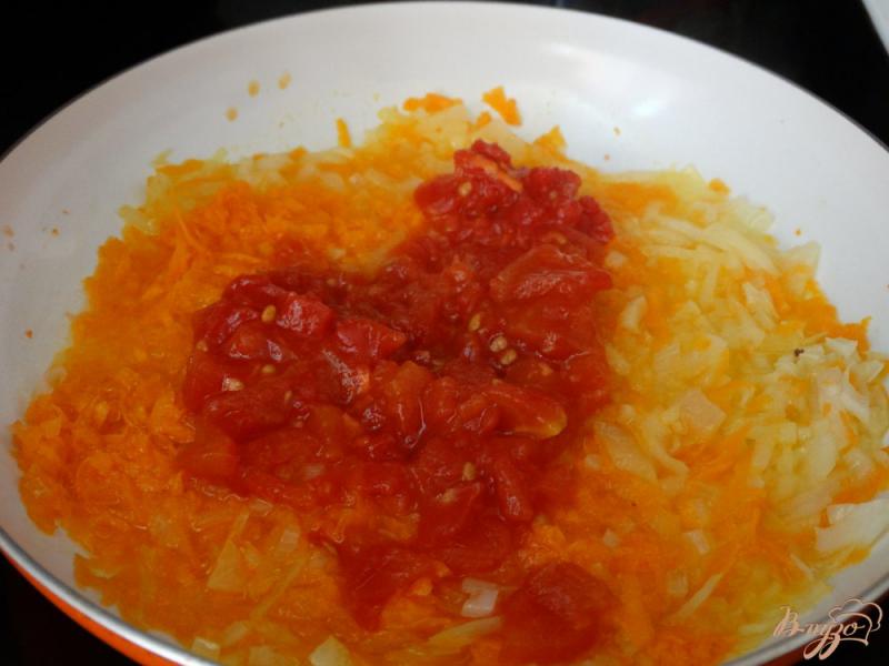 Фото приготовление рецепта: Суп с томатной заправкой шаг №3