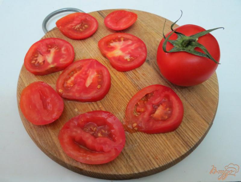 Фото приготовление рецепта: Отбивные с помидорами шаг №4