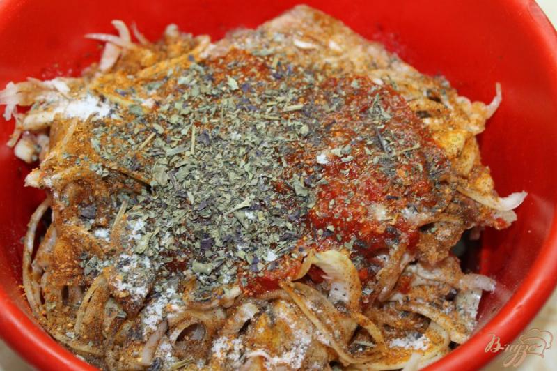 Фото приготовление рецепта: Маринованные свиные ребра в аджике и соевом соусе шаг №5