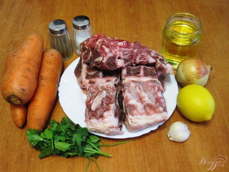 Фото приготовление рецепта: Суп-пюре из моркови с бараниной шаг №1