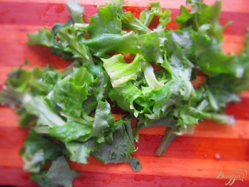 Фото приготовление рецепта: Салат с курицей и зеленью шаг №2