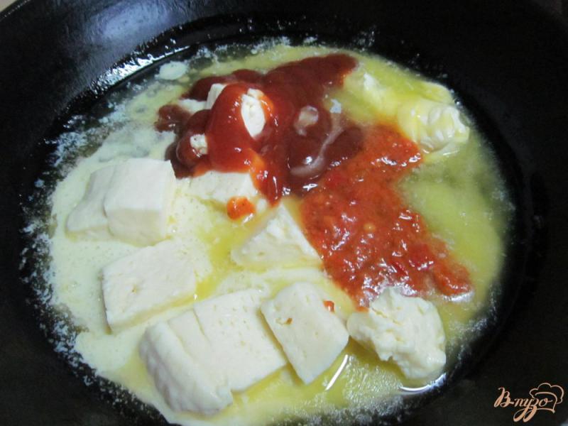 Фото приготовление рецепта: Куриные сырные пенне шаг №2