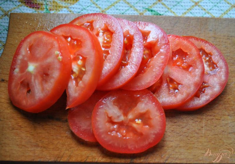 Фото приготовление рецепта: Салат с моцареллой и помидорами шаг №1