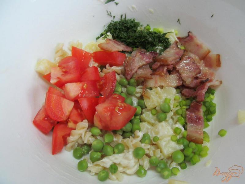 Фото приготовление рецепта: Картофельный салат с макаронами шаг №5