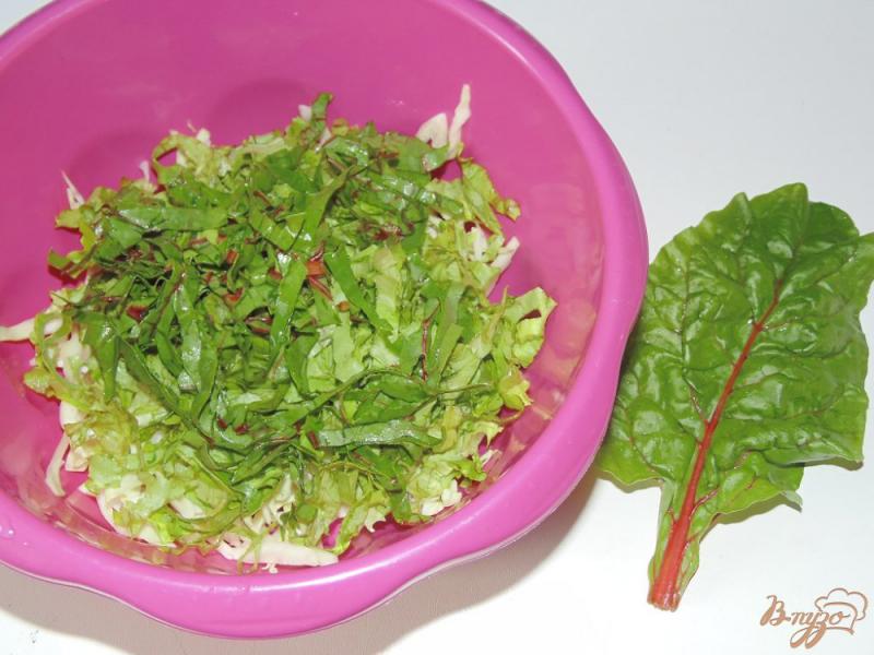 Фото приготовление рецепта: Мега-полезный диетический салат шаг №3