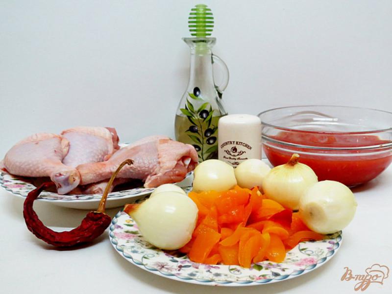 Фото приготовление рецепта: Куриные голени в остром соусе шаг №1