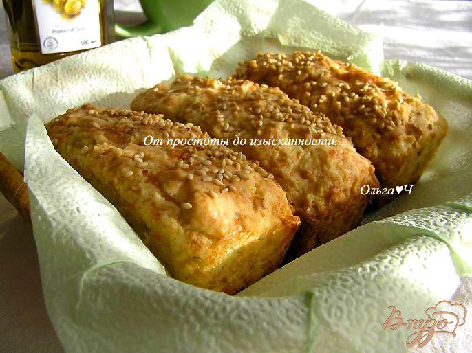 Фото приготовление рецепта: Сырные булочки на оливковом масле шаг №5