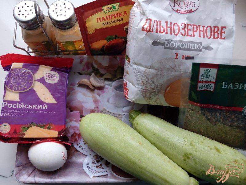 Фото приготовление рецепта: Запечённые кабачки с сырной корочкой шаг №1